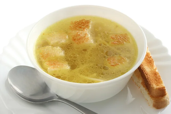 stock image Chicken broth