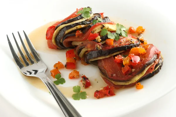 Ratatouille on a plate — Stock Photo, Image