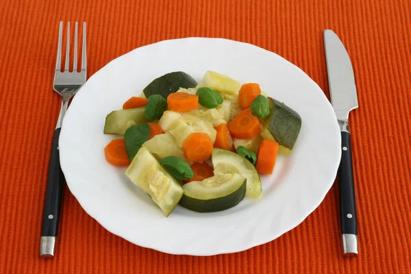 Gekochtes Gemüse — Stockfoto