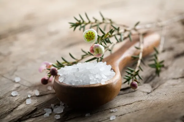 Соль для ванной — стоковое фото