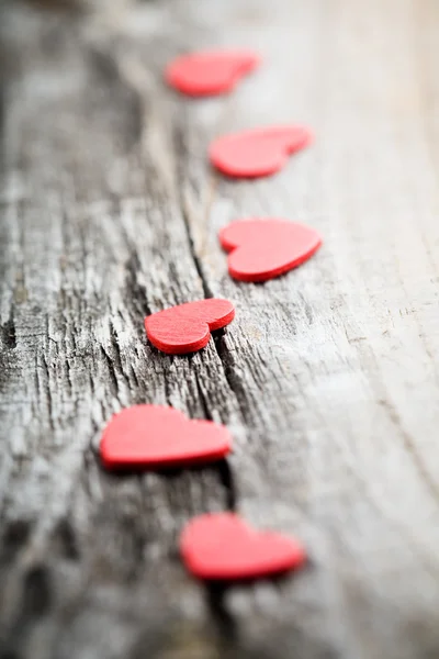 Corações vermelhos — Fotografia de Stock