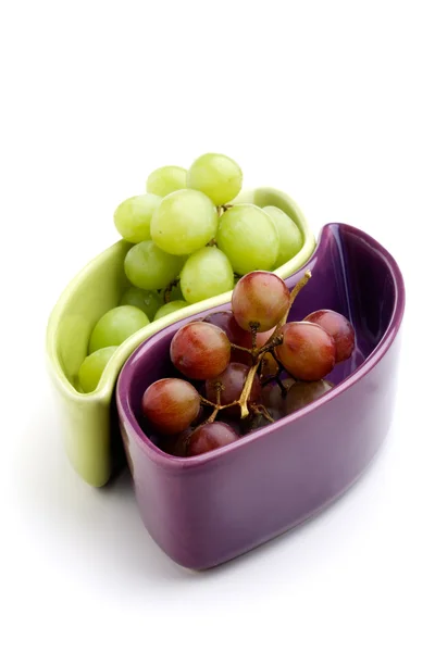 Zöld és vörös szőlő — Stock Fotó