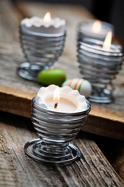 Великдень свічки — стокове фото