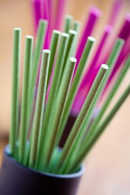 Colorful incense sticks clipart