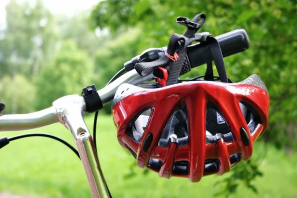Bisiklet kaskı — Stok fotoğraf