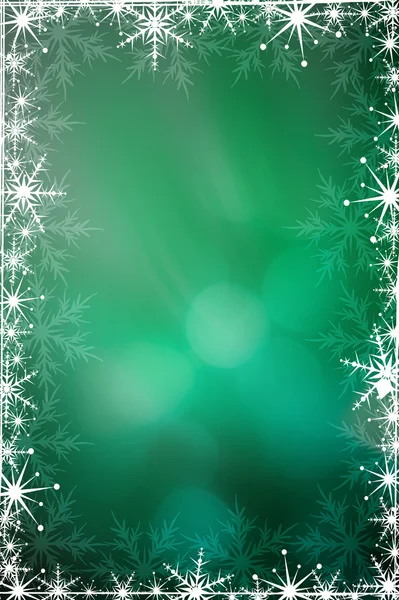 緑のクリスマスの背景 — ストック写真