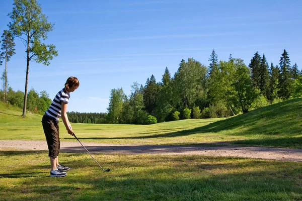 Gra w golfa — Zdjęcie stockowe
