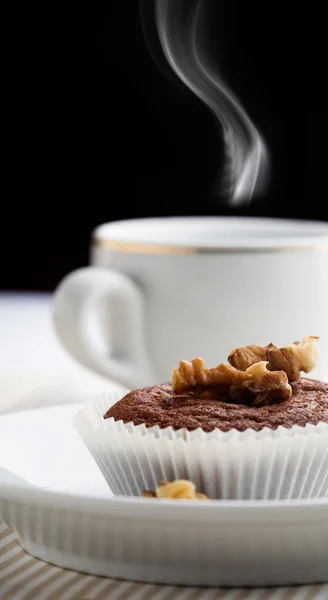 Café e muffin — Fotografia de Stock