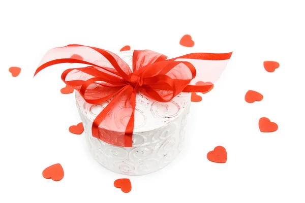 발렌타인 데이 선물 상자 — 스톡 사진