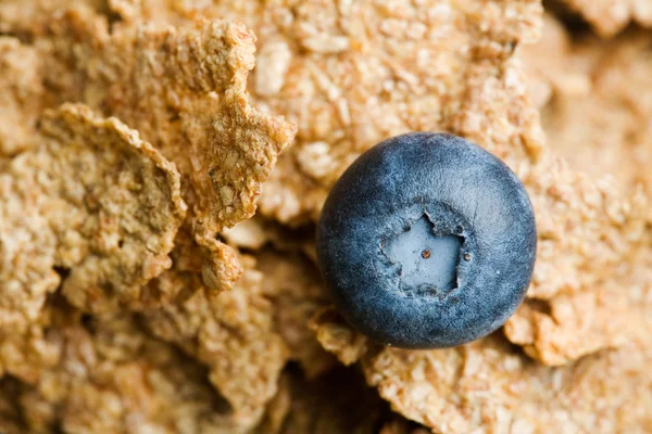 Cereali da colazione con mirtilli — Foto Stock