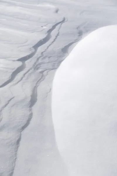 Снежные дюны — стоковое фото