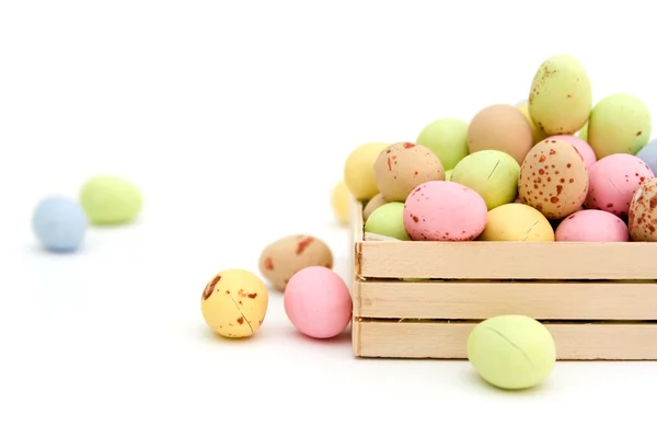 Dulces de chocolate huevo de Pascua — Foto de Stock