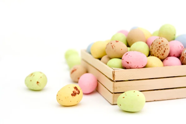 Dulces de chocolate huevo de Pascua — Foto de Stock