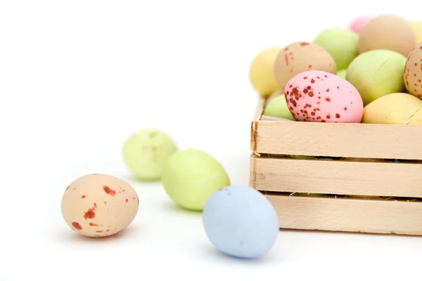 Caramelle di cioccolato all'uovo di Pasqua — Foto Stock