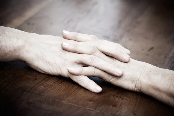 Starszy ręce — Zdjęcie stockowe