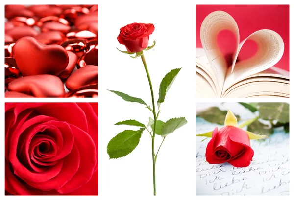 Collage San Valentino — Foto Stock