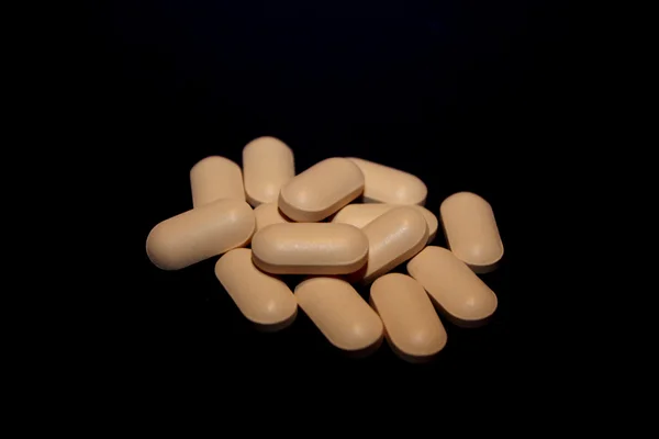 Orange Pills — Stock Photo, Image