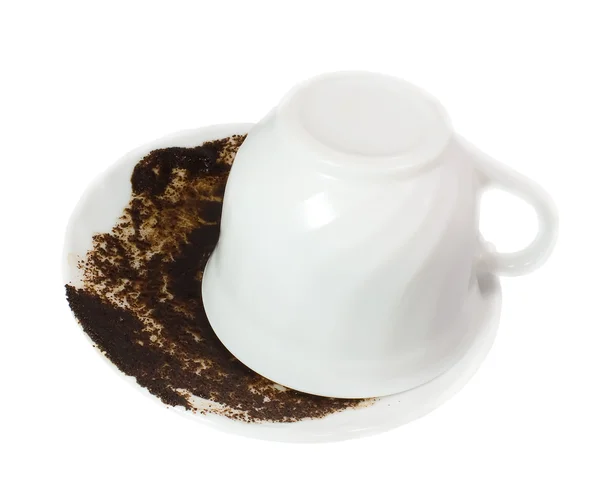 Угадывание на кофе толстый изолированный на белом — стоковое фото