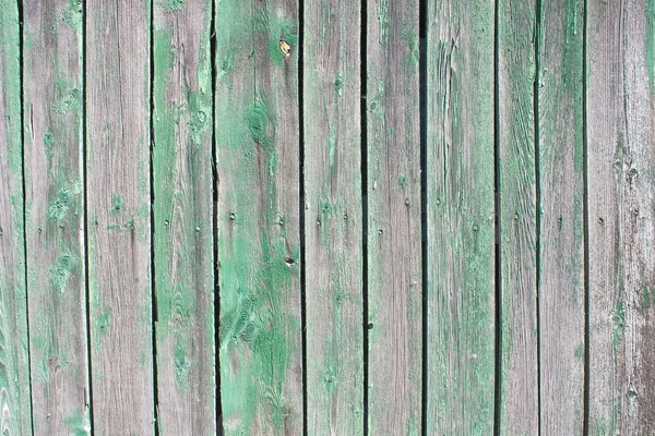 Zelený dřevěný plot textura — Stock fotografie