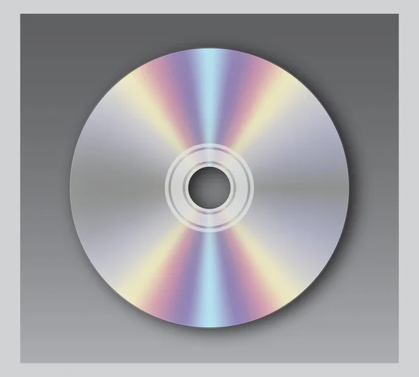 白い背景の上の cd — ストックベクタ