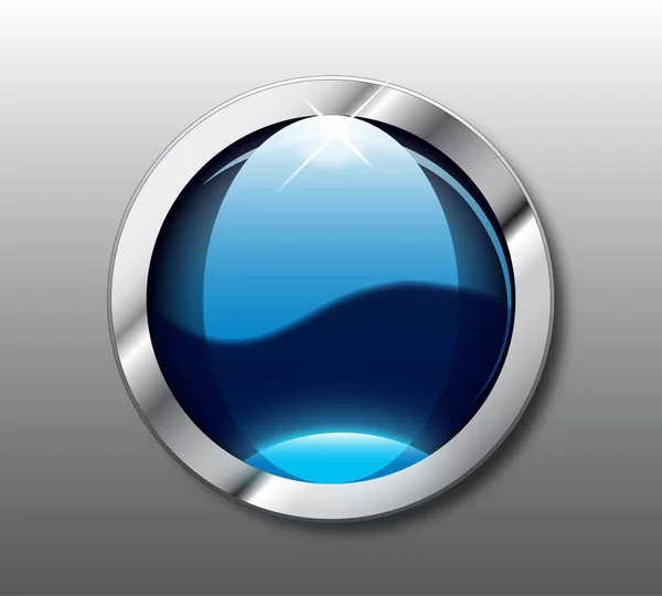 青の web ボタン ベクトル — ストックベクタ