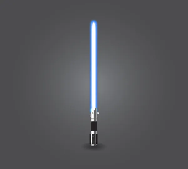Blue light saber - Stok Vektor