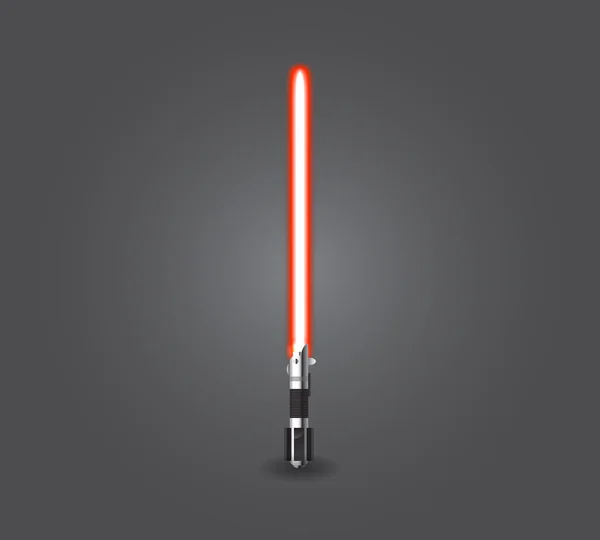 Red light saber — Stockvector