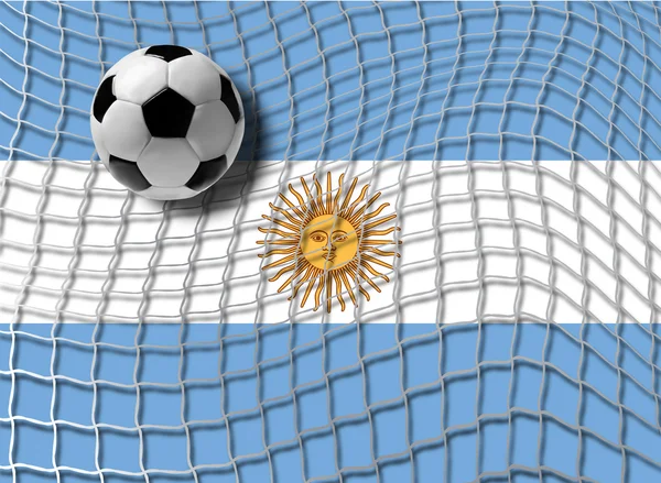 Futbol Arjantin vektör — Stok Vektör