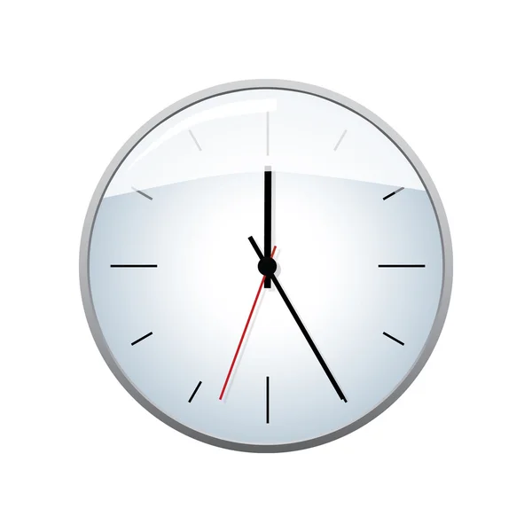 Вектор годинник стіни — стоковий вектор