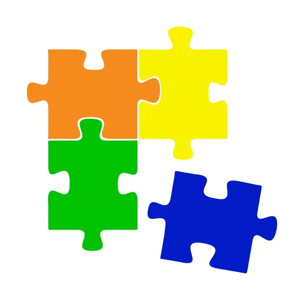 Vektor puzzle — Stock Vector