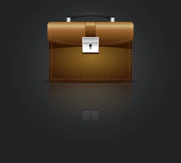 Business briefcase vector — Stock Vector
