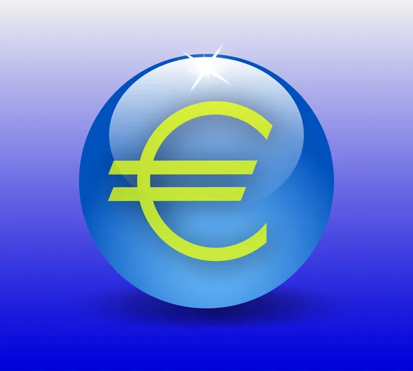Euro cantar vector — Archivo Imágenes Vectoriales