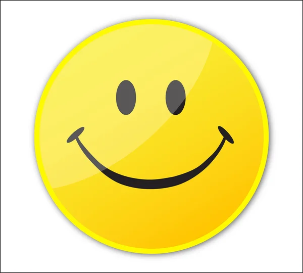 Vector Classic "Bonne journée" Visage souriant — Image vectorielle