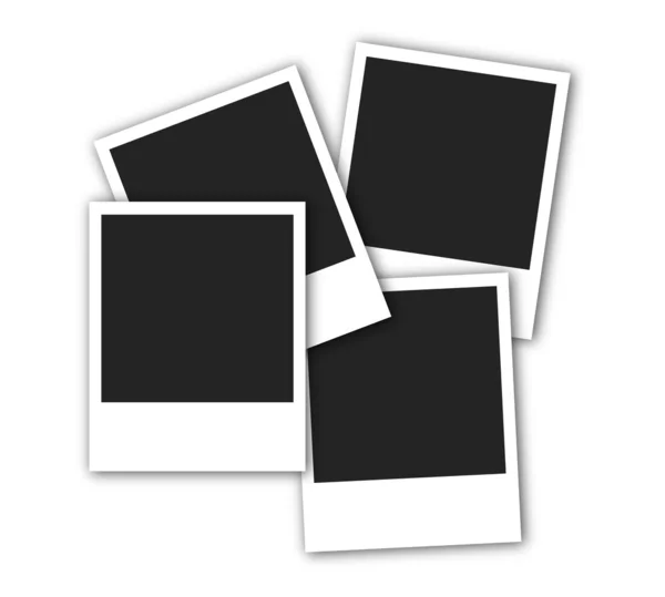 Collection of instant camera frames — Stock Photo, Image