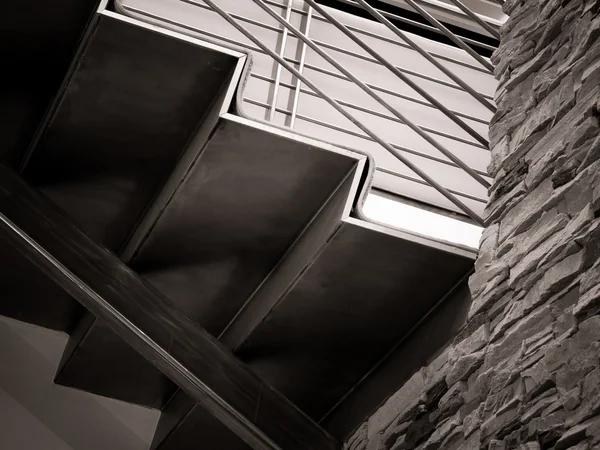 Escadaria contemporânea — Fotografia de Stock