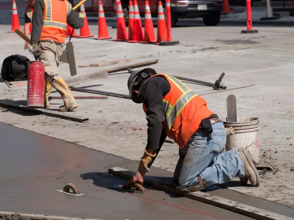 Concrete Road Construction — Stock Photo, Image