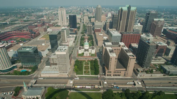 Aerial View Dowmtown Saint Louis — Stock Photo, Image