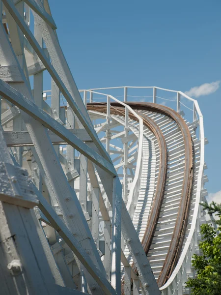 Eski rollercoaster — Stok fotoğraf