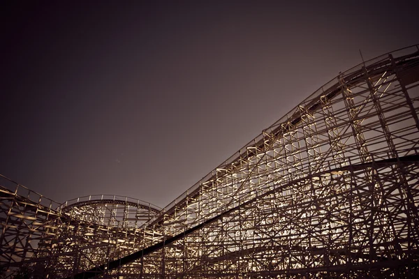 Παλιά rollercoaster — Φωτογραφία Αρχείου