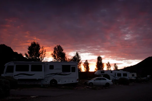 RV Camping —  Fotos de Stock