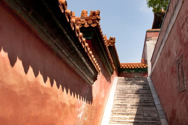 Лестница китайского дворца — стоковое фото