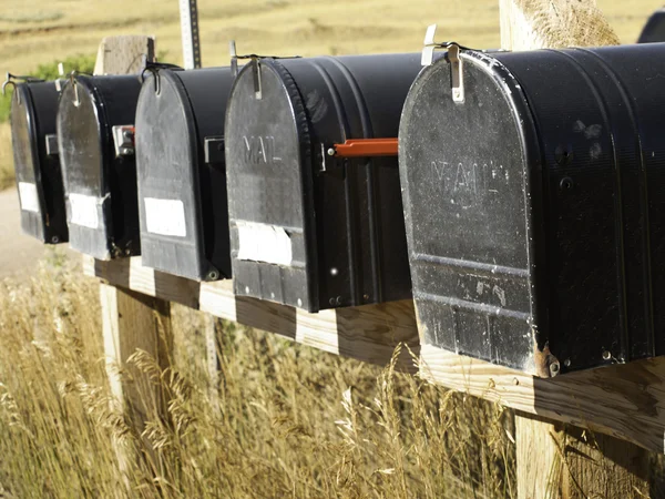 stock image Mailboxes