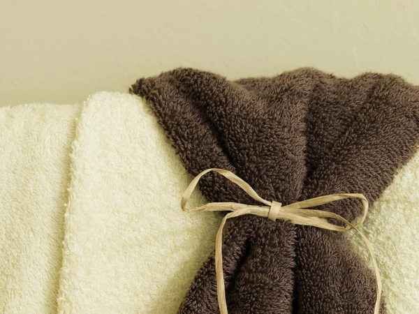 Полотенца для ванной — стоковое фото
