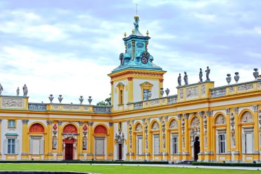 Vilyanuvsky Palace in Warsaw. Wilianow clipart