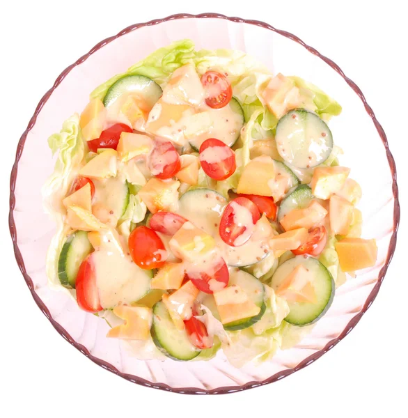 Змішані свіжий салат — стокове фото