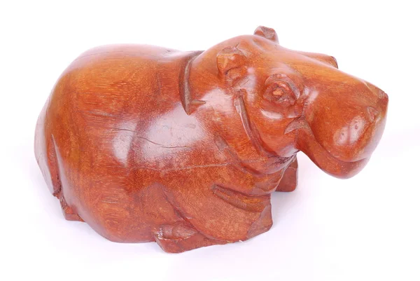 Sztuka Afryki hipopotam — Zdjęcie stockowe