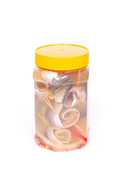 Pickled fish - Rollmops — Stock Photo, Image