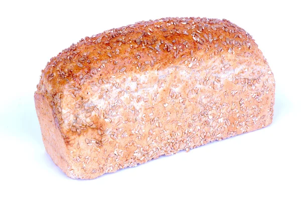 Whole wheat bread loaf — Stock Photo, Image