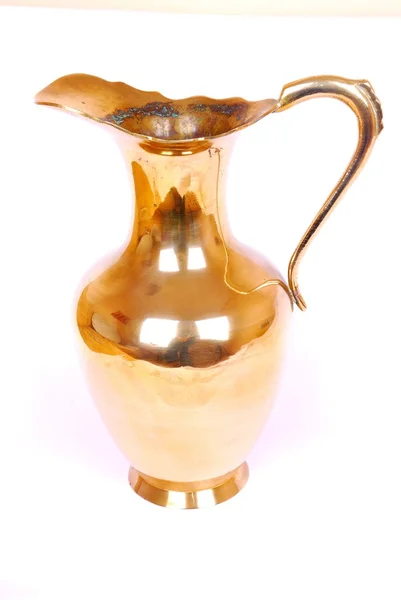 Ancient brass jug — Stock Photo, Image
