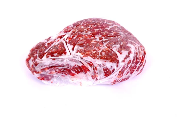 Frozen beef mince — Stock Photo, Image